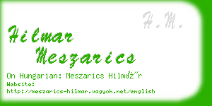 hilmar meszarics business card